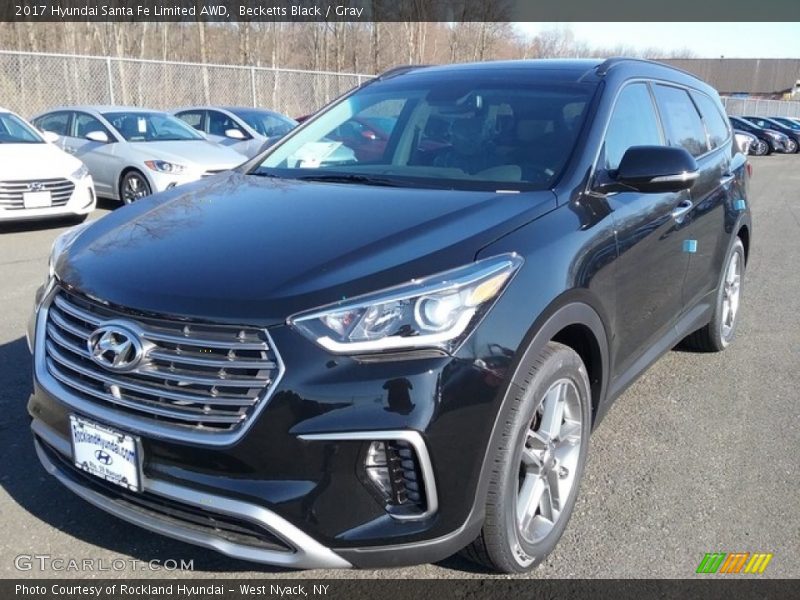 Becketts Black / Gray 2017 Hyundai Santa Fe Limited AWD