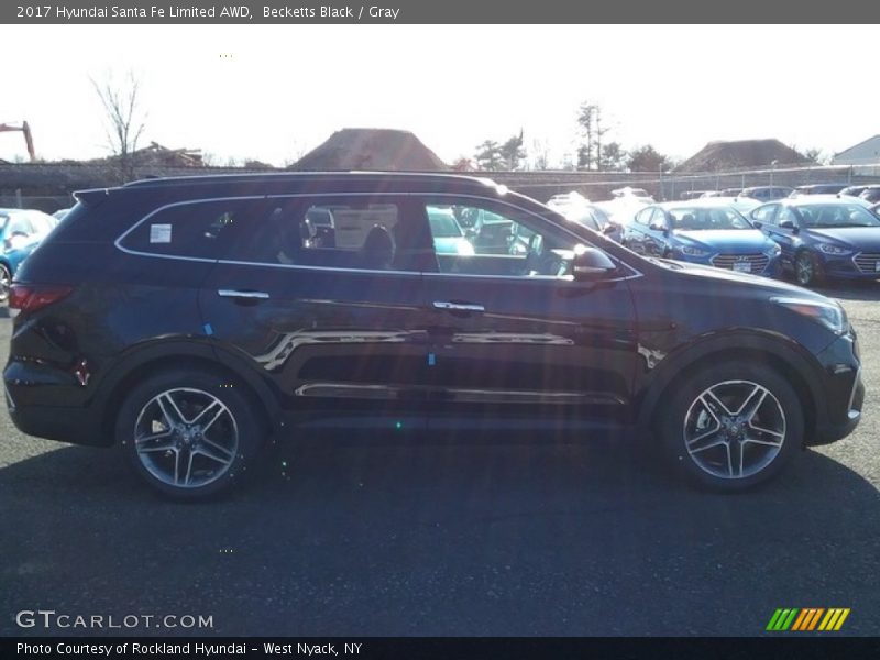 Becketts Black / Gray 2017 Hyundai Santa Fe Limited AWD