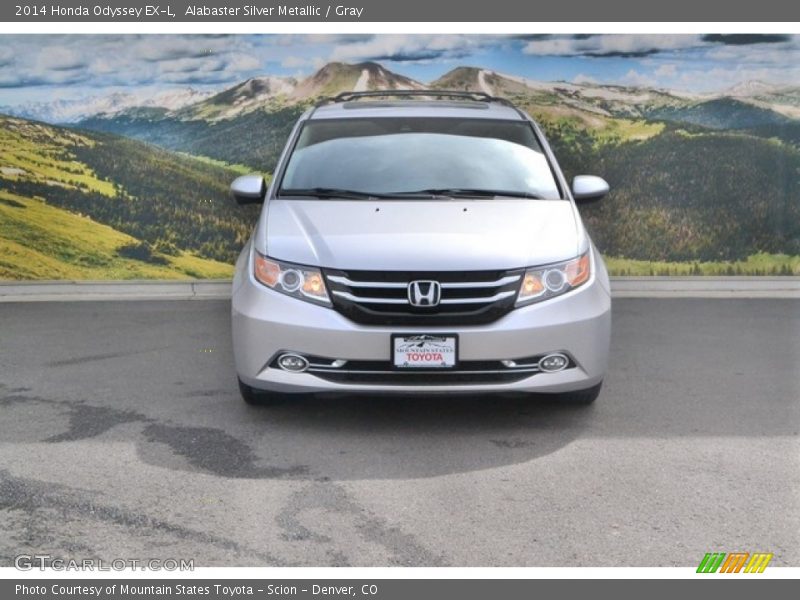 Alabaster Silver Metallic / Gray 2014 Honda Odyssey EX-L