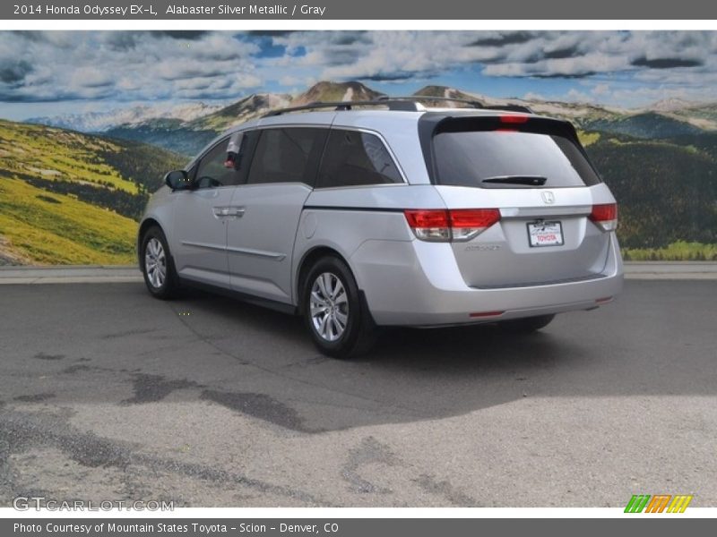 Alabaster Silver Metallic / Gray 2014 Honda Odyssey EX-L