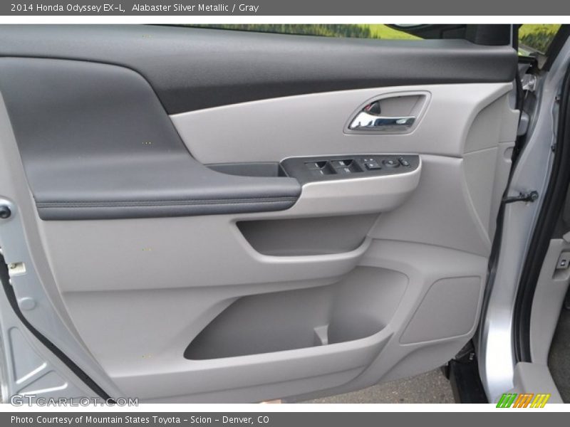 Alabaster Silver Metallic / Gray 2014 Honda Odyssey EX-L