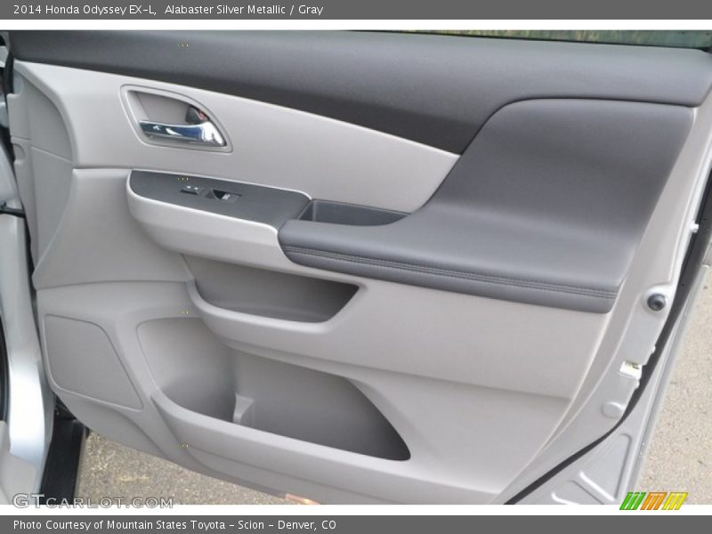 Alabaster Silver Metallic / Gray 2014 Honda Odyssey EX-L