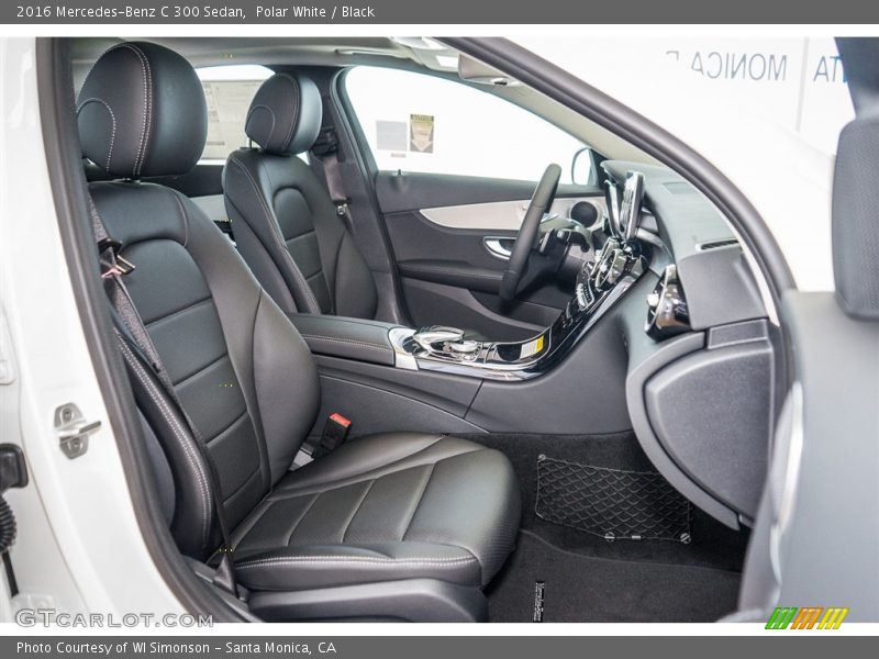 Polar White / Black 2016 Mercedes-Benz C 300 Sedan