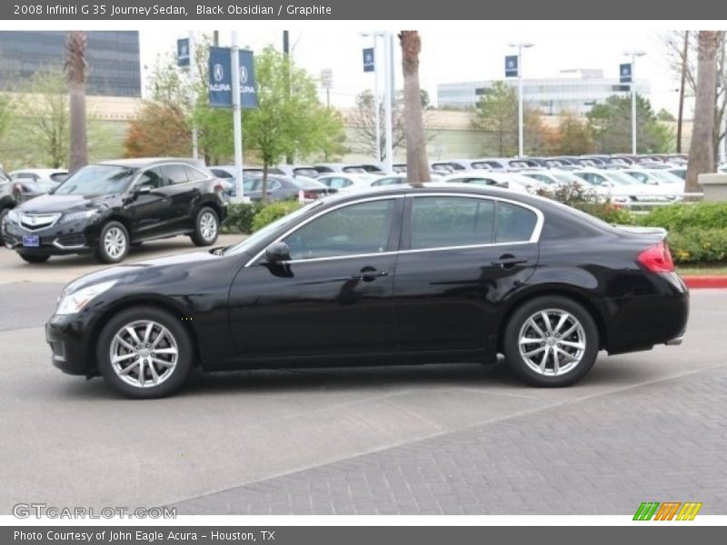 Black Obsidian / Graphite 2008 Infiniti G 35 Journey Sedan