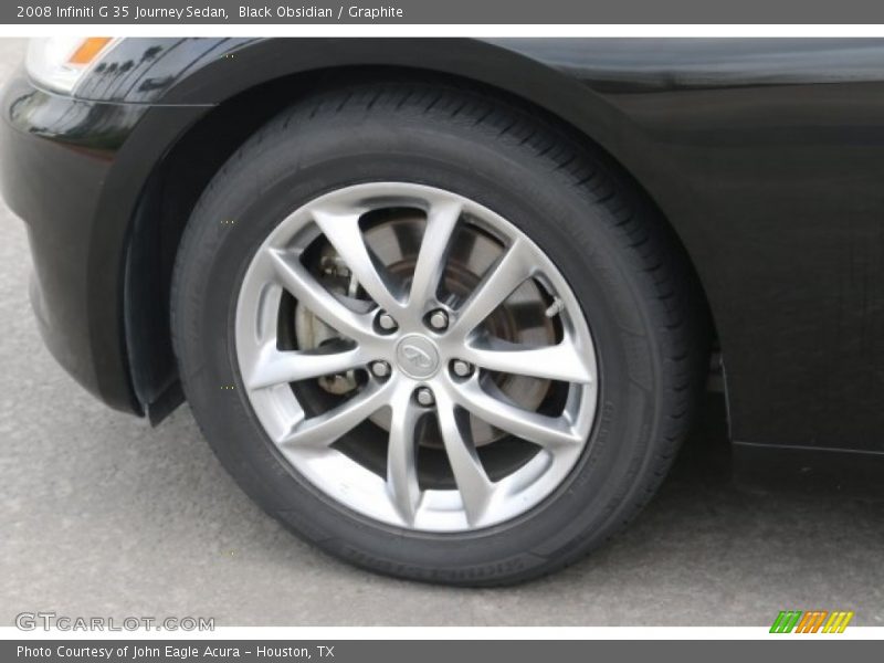 Black Obsidian / Graphite 2008 Infiniti G 35 Journey Sedan