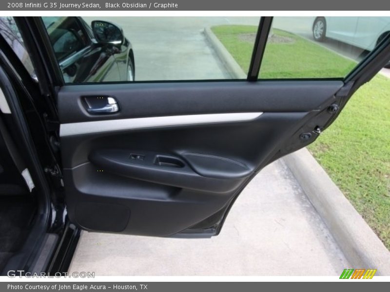 Black Obsidian / Graphite 2008 Infiniti G 35 Journey Sedan