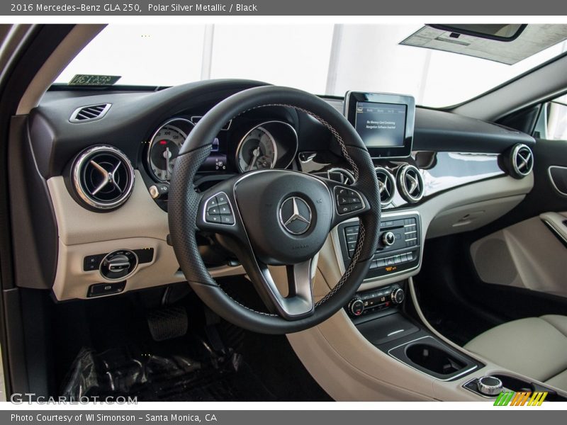 Dashboard of 2016 GLA 250