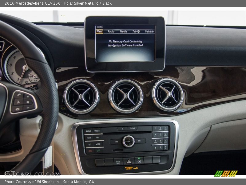 Controls of 2016 GLA 250