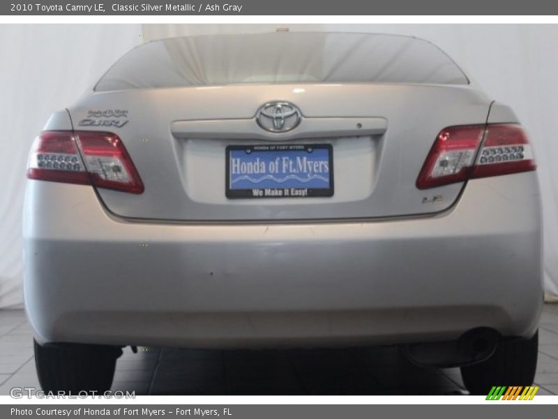Classic Silver Metallic / Ash Gray 2010 Toyota Camry LE