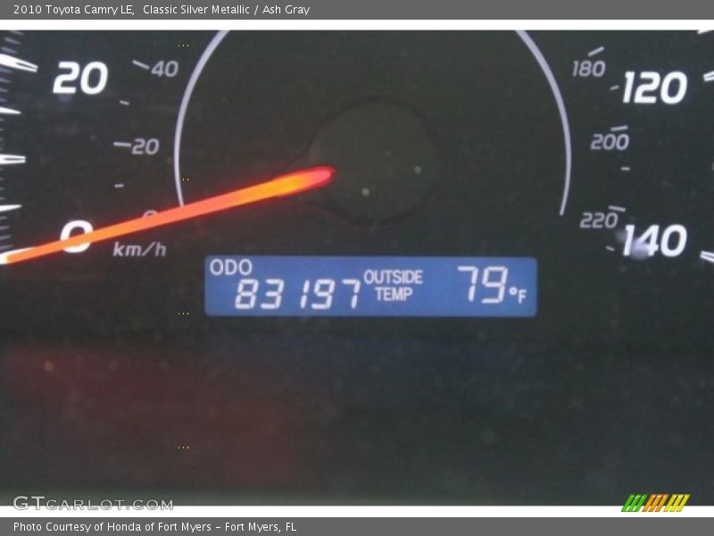 Classic Silver Metallic / Ash Gray 2010 Toyota Camry LE