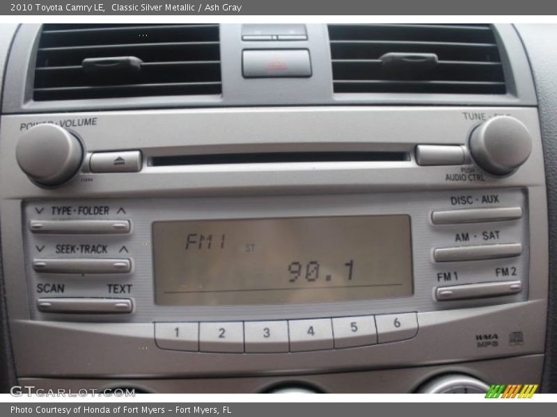 Classic Silver Metallic / Ash Gray 2010 Toyota Camry LE