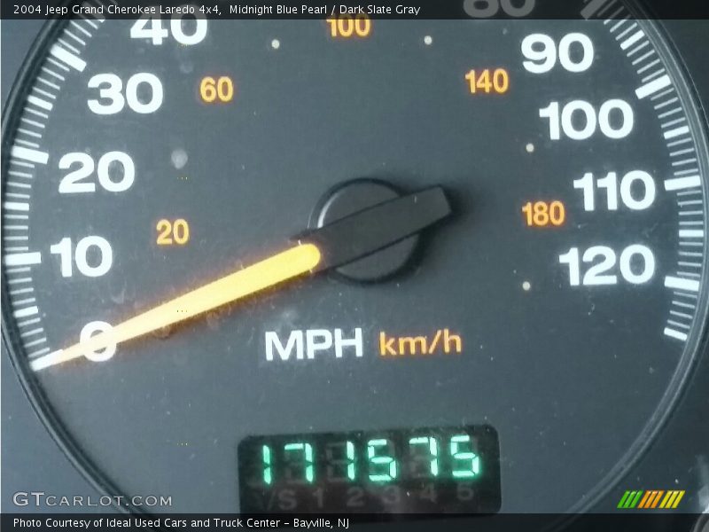 Midnight Blue Pearl / Dark Slate Gray 2004 Jeep Grand Cherokee Laredo 4x4