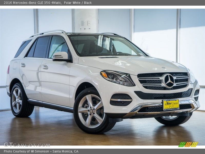 Polar White / Black 2016 Mercedes-Benz GLE 350 4Matic