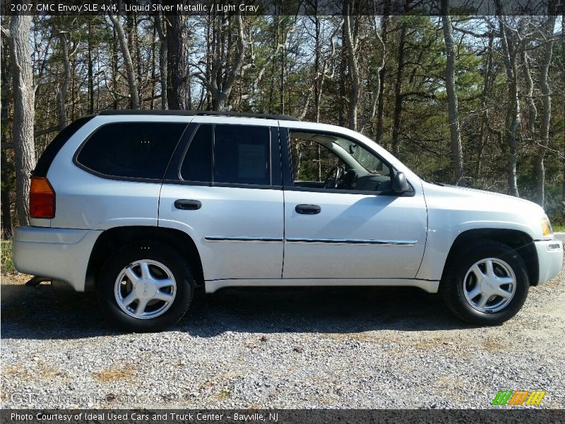 Liquid Silver Metallic / Light Gray 2007 GMC Envoy SLE 4x4