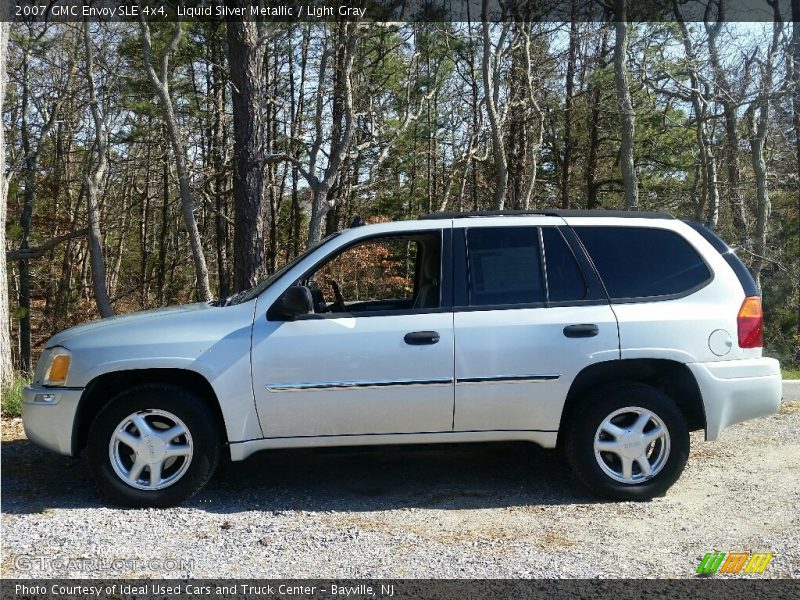 Liquid Silver Metallic / Light Gray 2007 GMC Envoy SLE 4x4