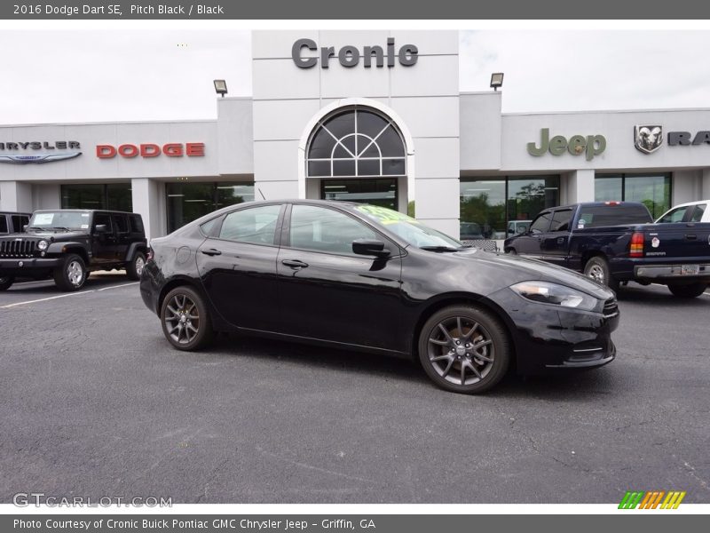 Pitch Black / Black 2016 Dodge Dart SE