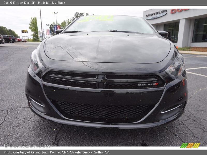 Pitch Black / Black 2016 Dodge Dart SE