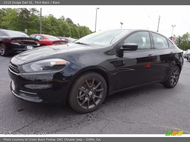 Pitch Black / Black 2016 Dodge Dart SE