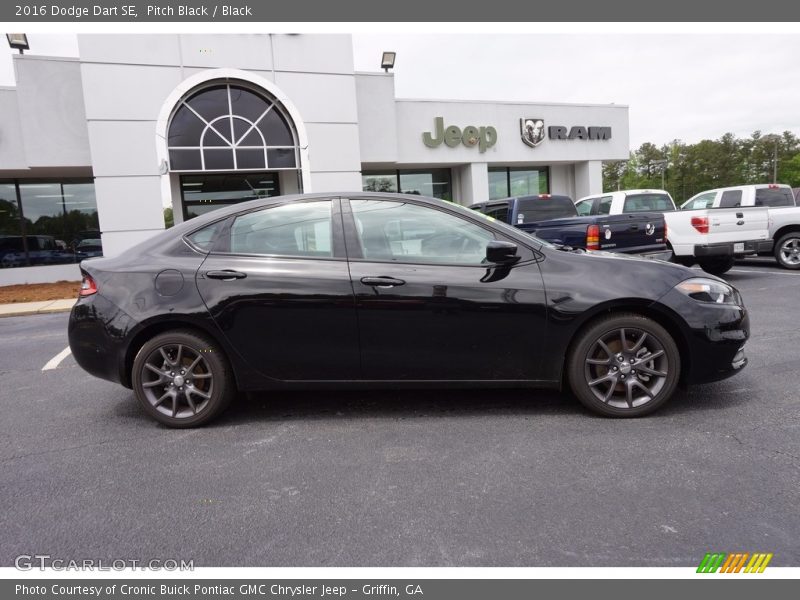 Pitch Black / Black 2016 Dodge Dart SE