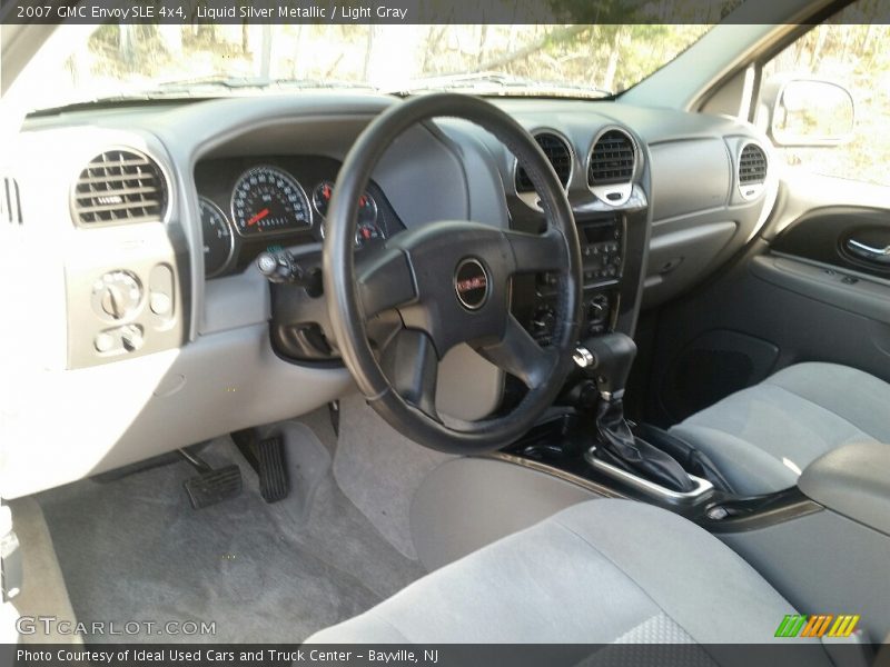 Liquid Silver Metallic / Light Gray 2007 GMC Envoy SLE 4x4