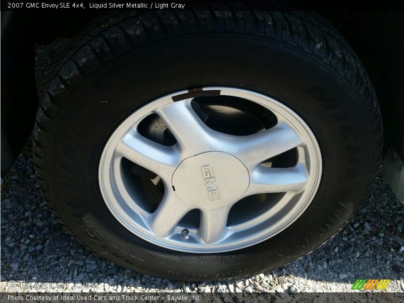 Liquid Silver Metallic / Light Gray 2007 GMC Envoy SLE 4x4