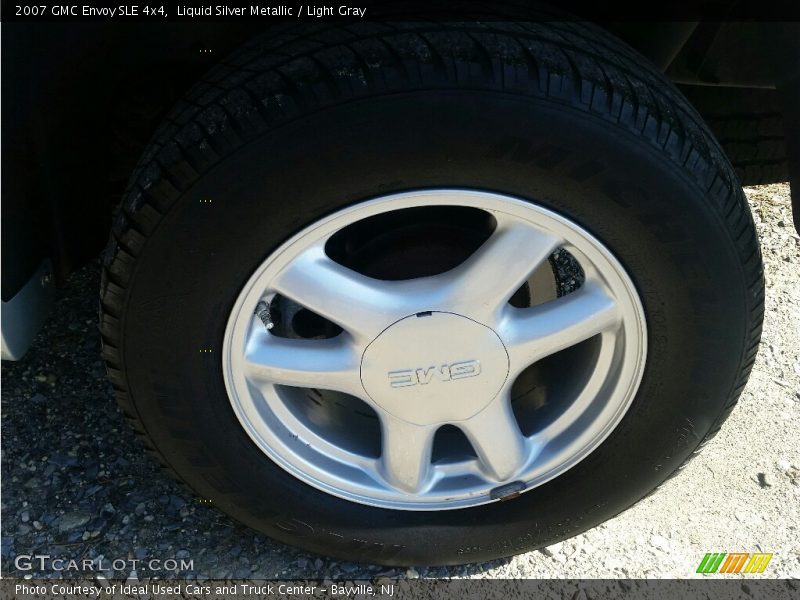 Liquid Silver Metallic / Light Gray 2007 GMC Envoy SLE 4x4