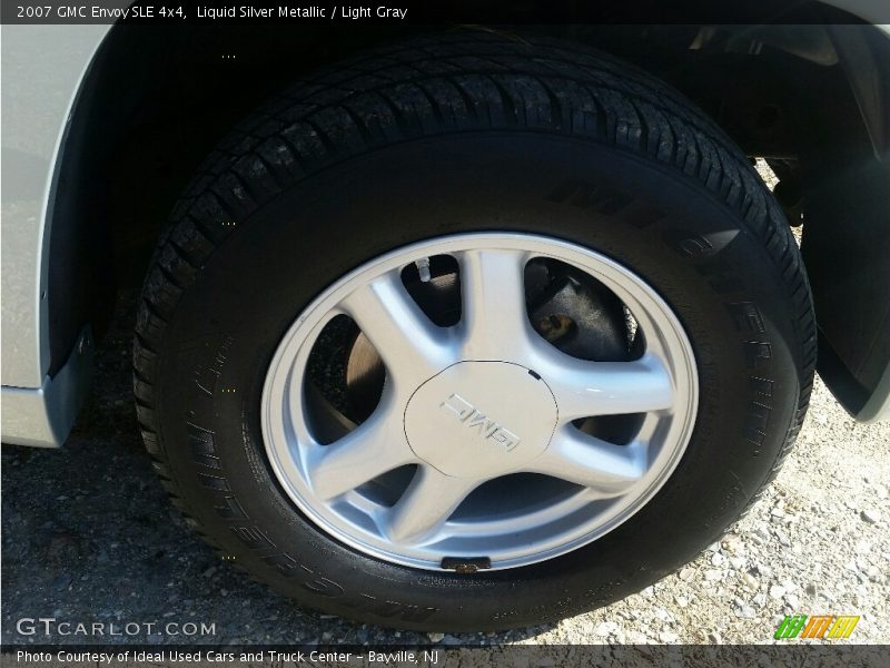 Liquid Silver Metallic / Light Gray 2007 GMC Envoy SLE 4x4