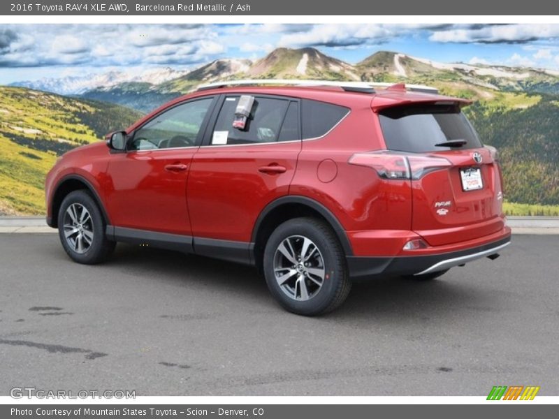 Barcelona Red Metallic / Ash 2016 Toyota RAV4 XLE AWD