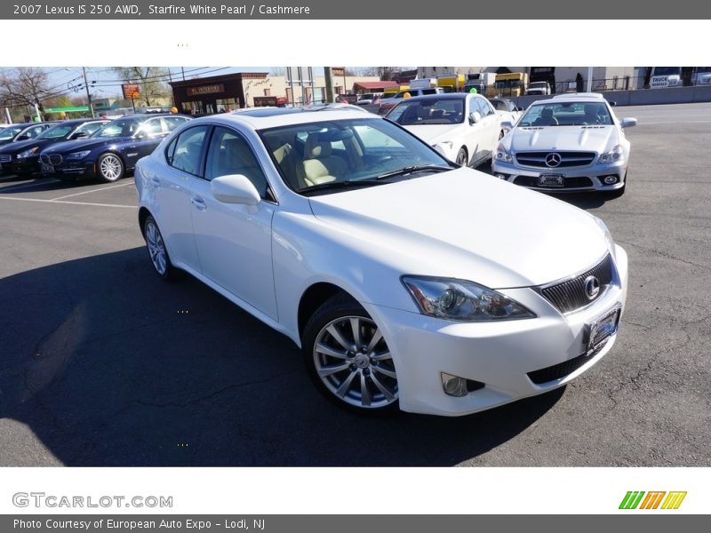 Starfire White Pearl / Cashmere 2007 Lexus IS 250 AWD