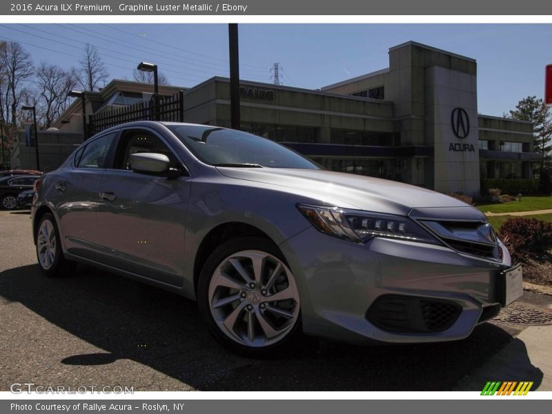 Graphite Luster Metallic / Ebony 2016 Acura ILX Premium