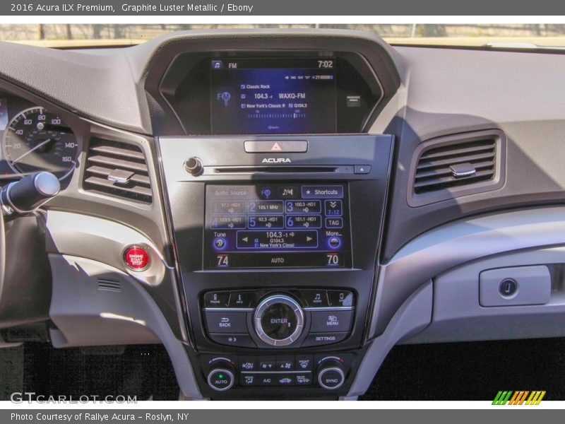 Graphite Luster Metallic / Ebony 2016 Acura ILX Premium