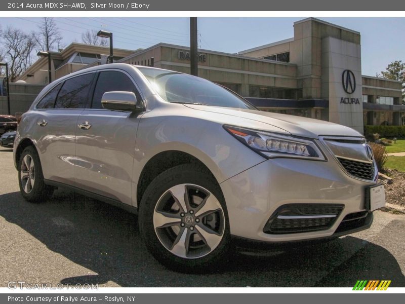 Silver Moon / Ebony 2014 Acura MDX SH-AWD