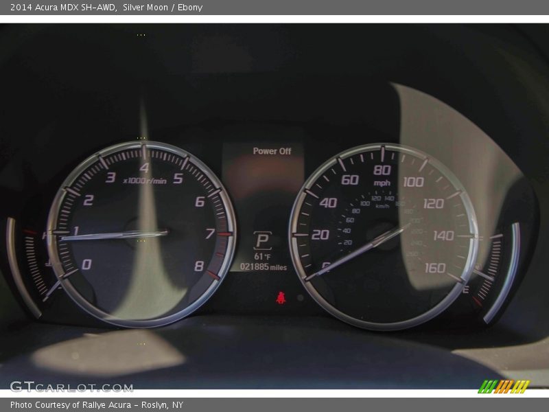Silver Moon / Ebony 2014 Acura MDX SH-AWD