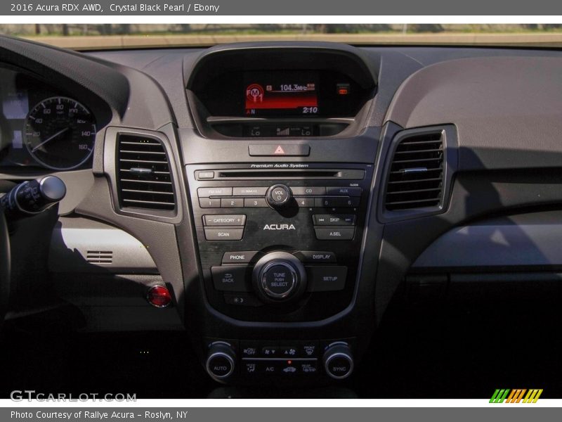 Crystal Black Pearl / Ebony 2016 Acura RDX AWD