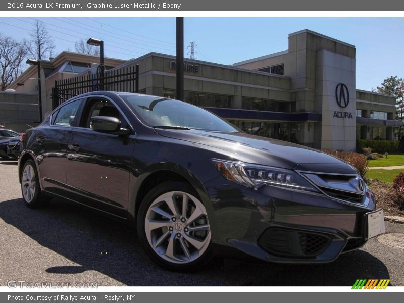 Graphite Luster Metallic / Ebony 2016 Acura ILX Premium