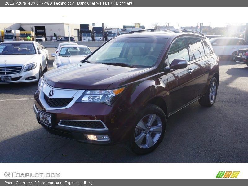 Dark Cherry Pearl / Parchment 2013 Acura MDX SH-AWD Technology