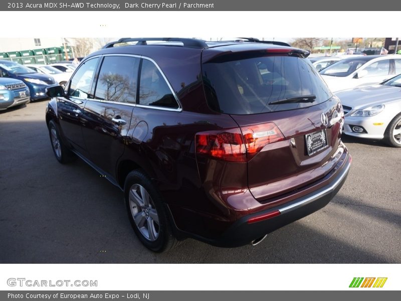 Dark Cherry Pearl / Parchment 2013 Acura MDX SH-AWD Technology