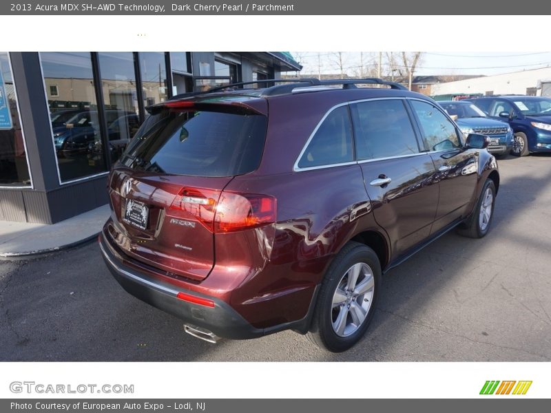 Dark Cherry Pearl / Parchment 2013 Acura MDX SH-AWD Technology