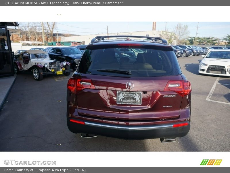 Dark Cherry Pearl / Parchment 2013 Acura MDX SH-AWD Technology