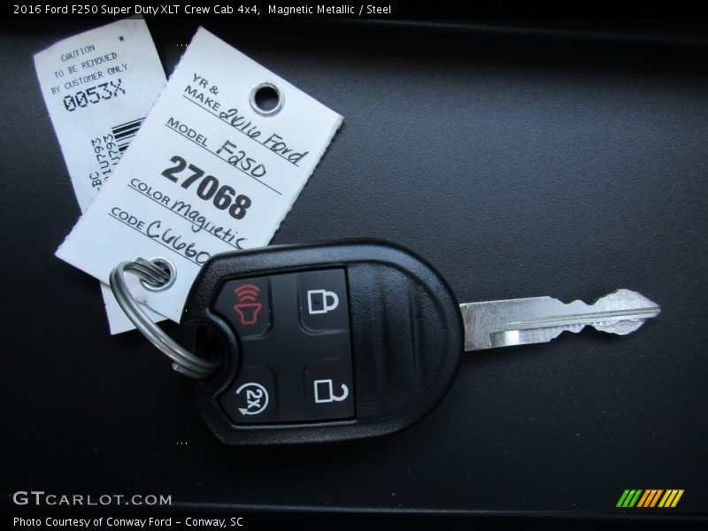 Magnetic Metallic / Steel 2016 Ford F250 Super Duty XLT Crew Cab 4x4