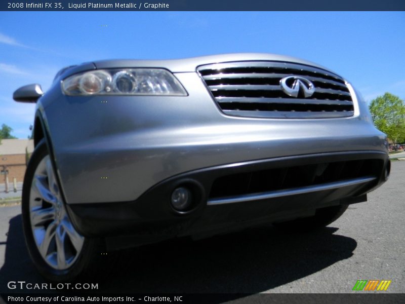 Liquid Platinum Metallic / Graphite 2008 Infiniti FX 35