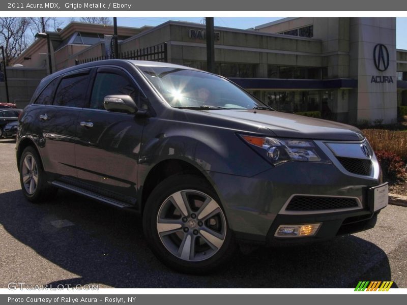 Grigio Metallic / Ebony 2011 Acura MDX