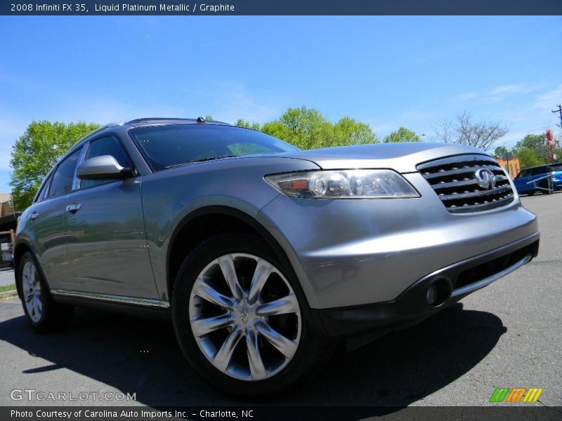 Liquid Platinum Metallic / Graphite 2008 Infiniti FX 35