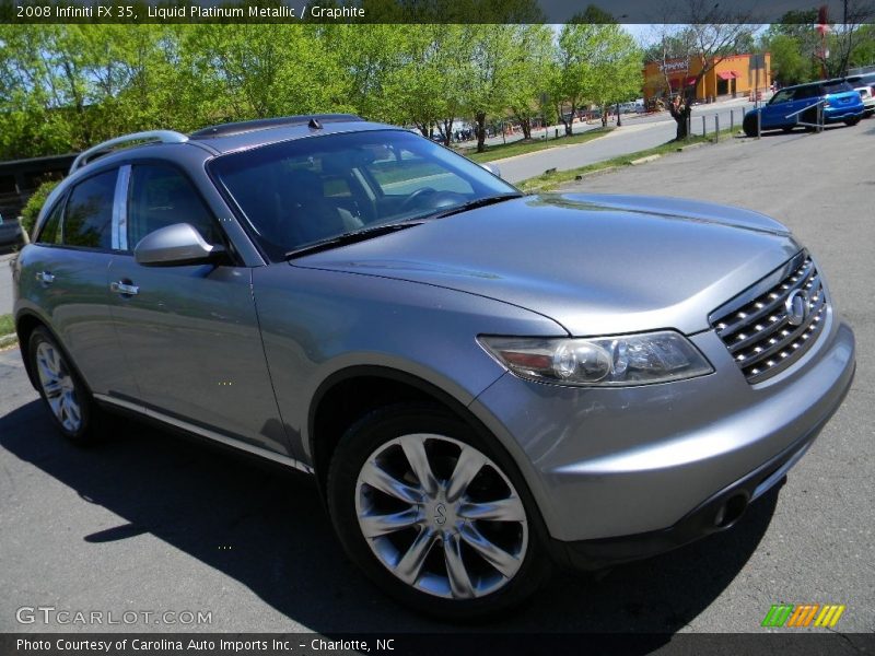 Liquid Platinum Metallic / Graphite 2008 Infiniti FX 35