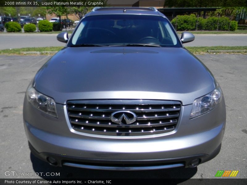Liquid Platinum Metallic / Graphite 2008 Infiniti FX 35