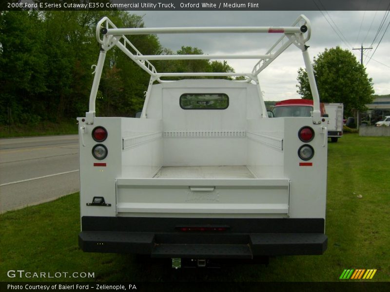 Oxford White / Medium Flint 2008 Ford E Series Cutaway E350 Commercial Utility Truck