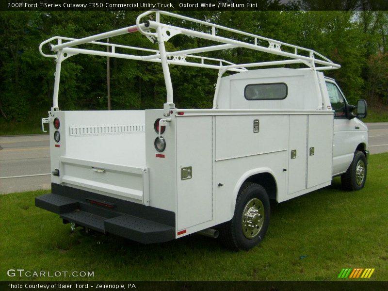 Oxford White / Medium Flint 2008 Ford E Series Cutaway E350 Commercial Utility Truck