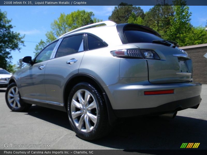 Liquid Platinum Metallic / Graphite 2008 Infiniti FX 35