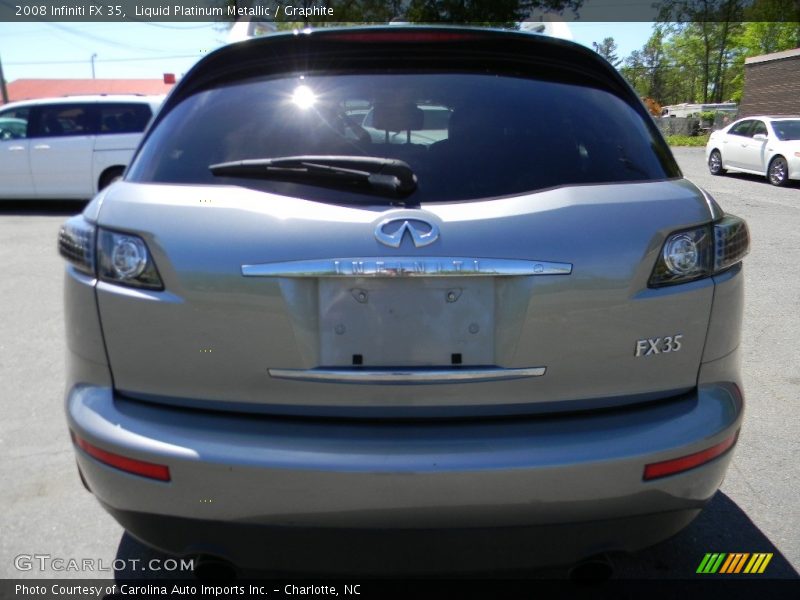 Liquid Platinum Metallic / Graphite 2008 Infiniti FX 35