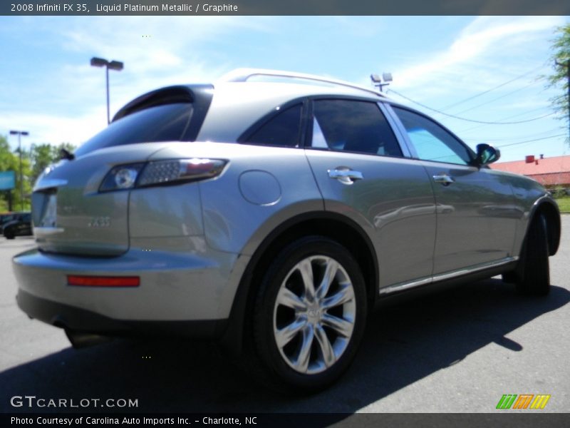Liquid Platinum Metallic / Graphite 2008 Infiniti FX 35